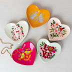 Bird Heart-Shaped Trinket Dish