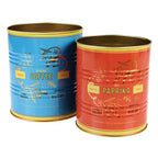 Leopard Print Storage Tins