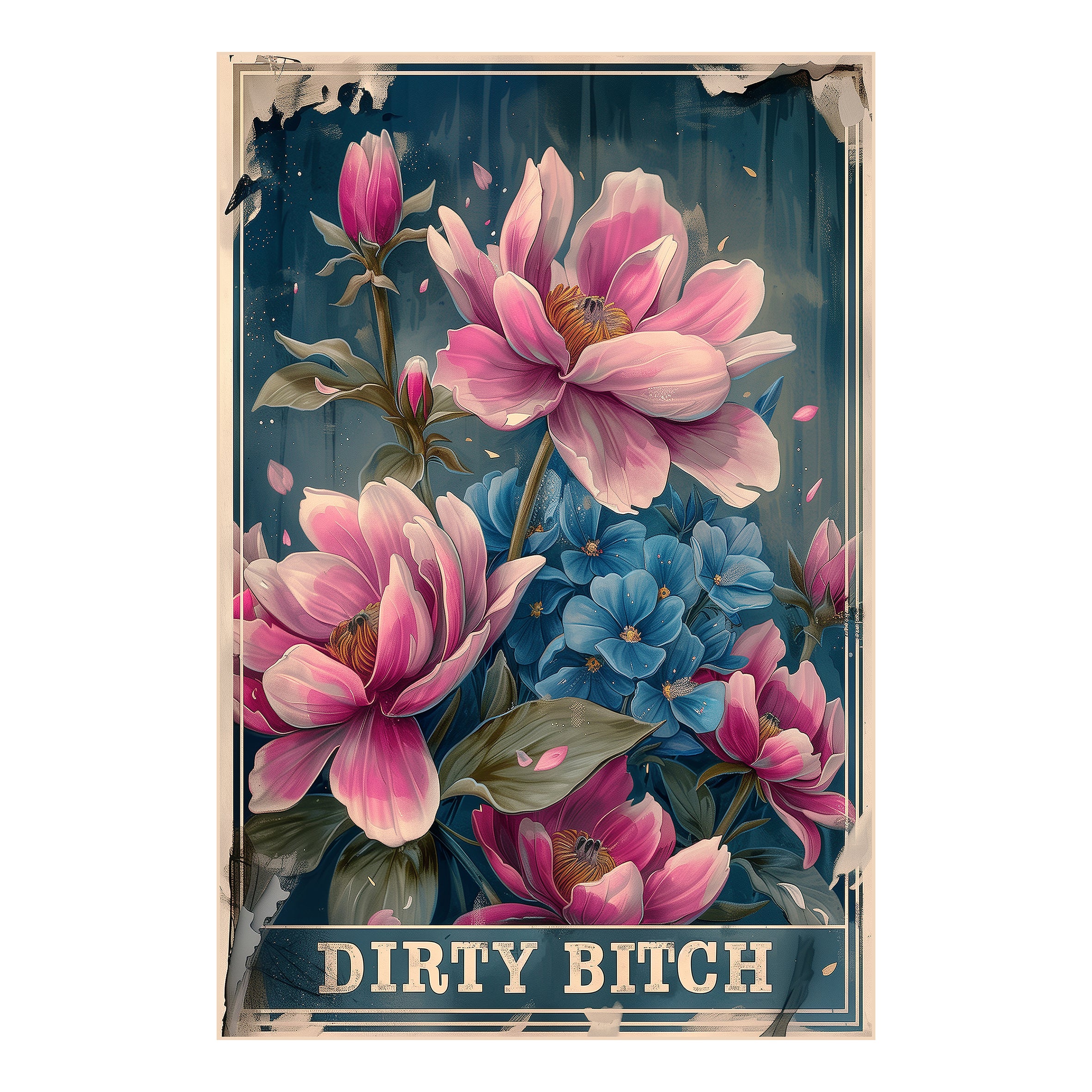 Dirty Bitch Art Print - Framing Options Available