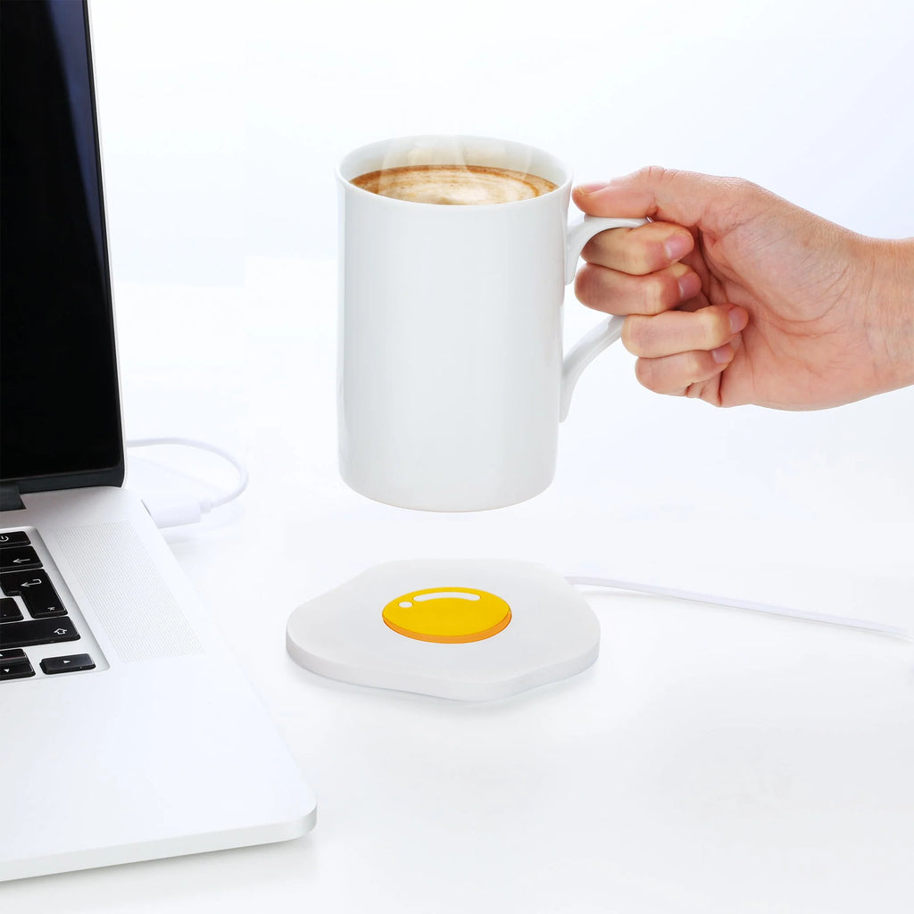 Eggcellent Cup Warmer. Fried Egg Cup warmer, usb powered
