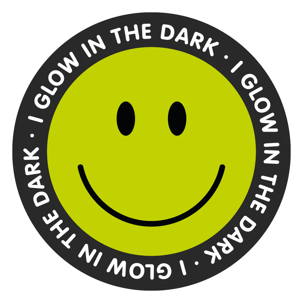 Smiley Face Mouse Mat - Glow in the dark!