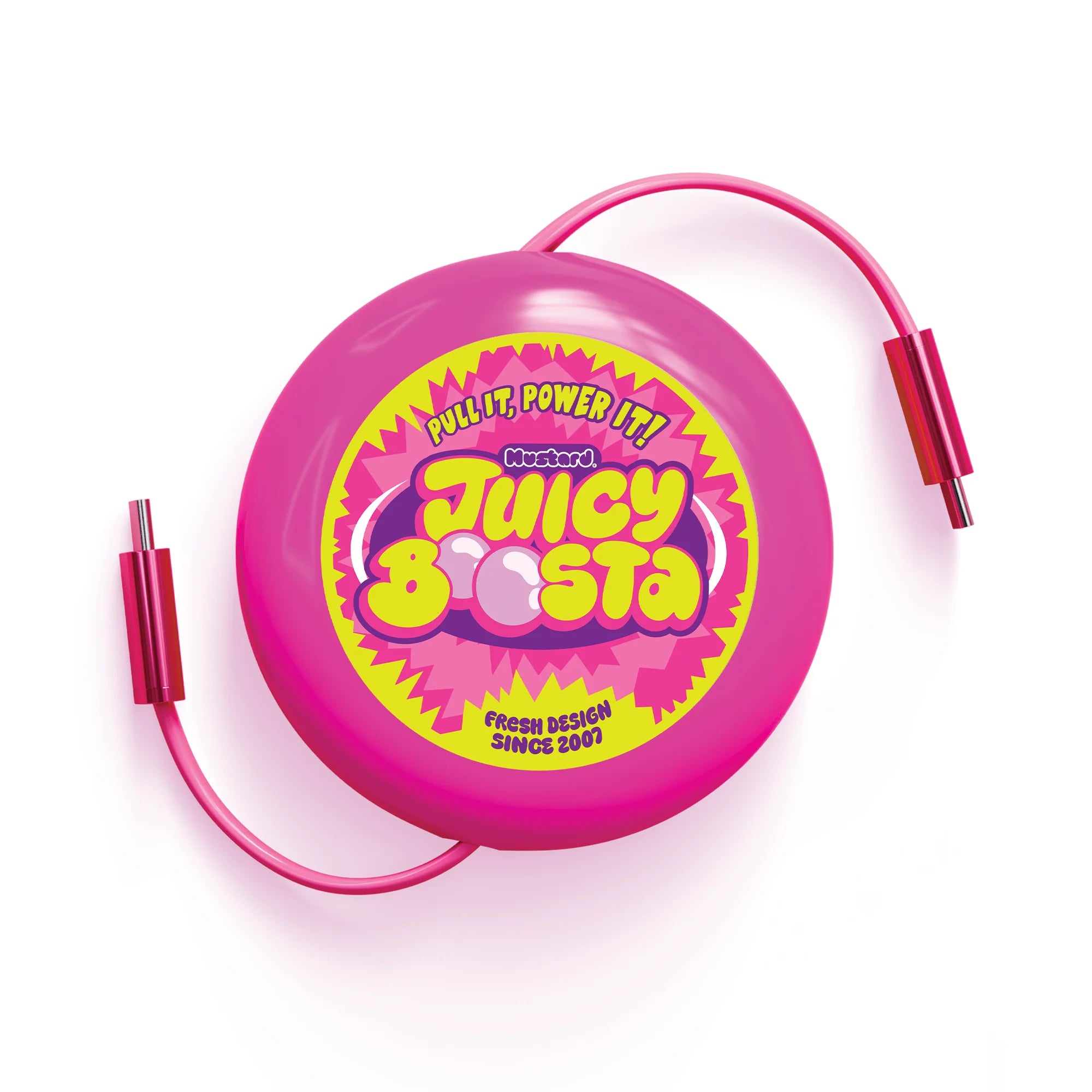 Juicy Boosta USB Charger - Bubblegum Pink