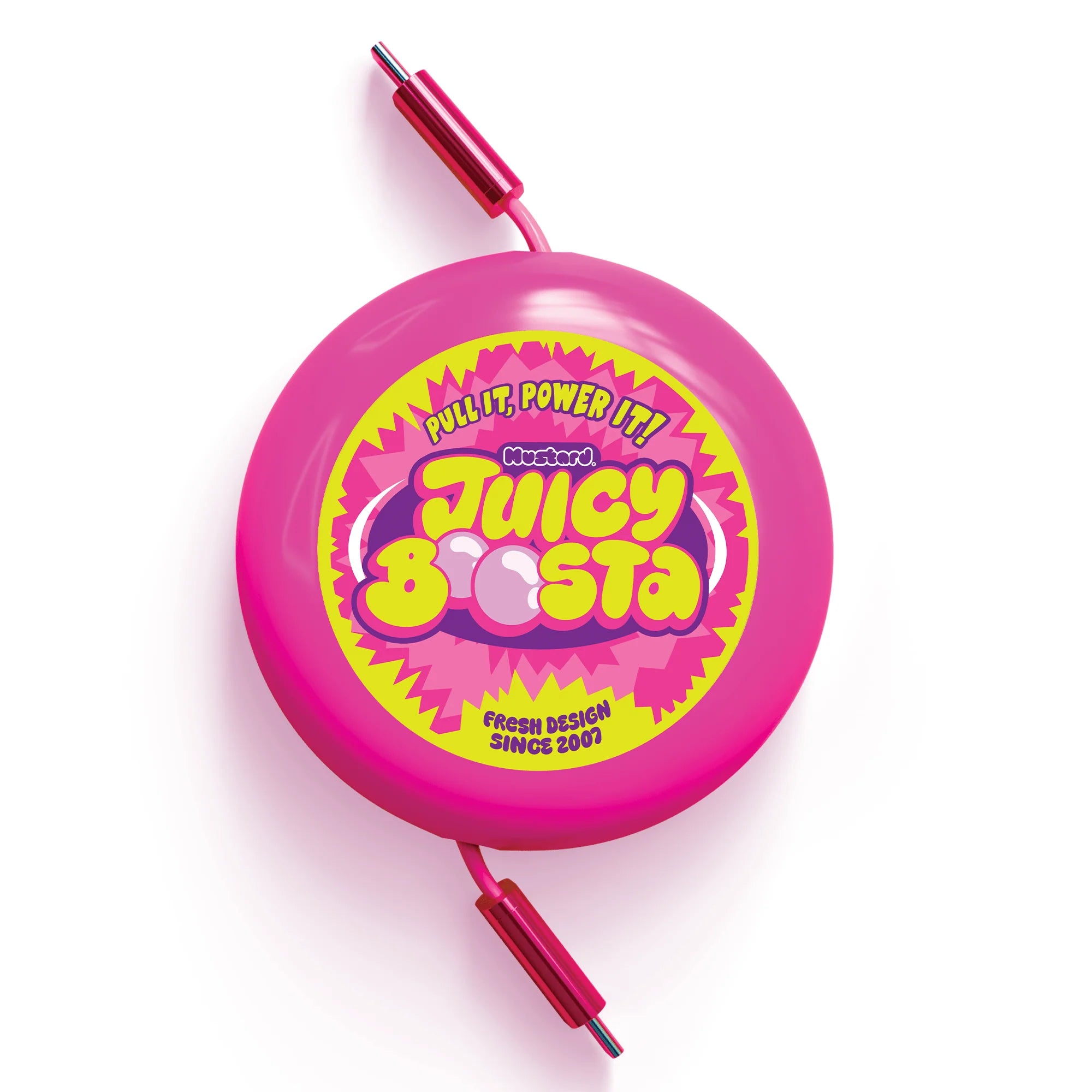 Juicy Boosta USB Charger - Bubblegum Pink