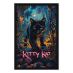 Kitty Kat Panther Art Print - Framing Options Available