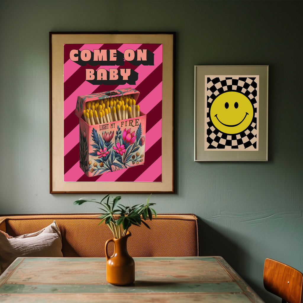 love frankie print come on baby light my fire