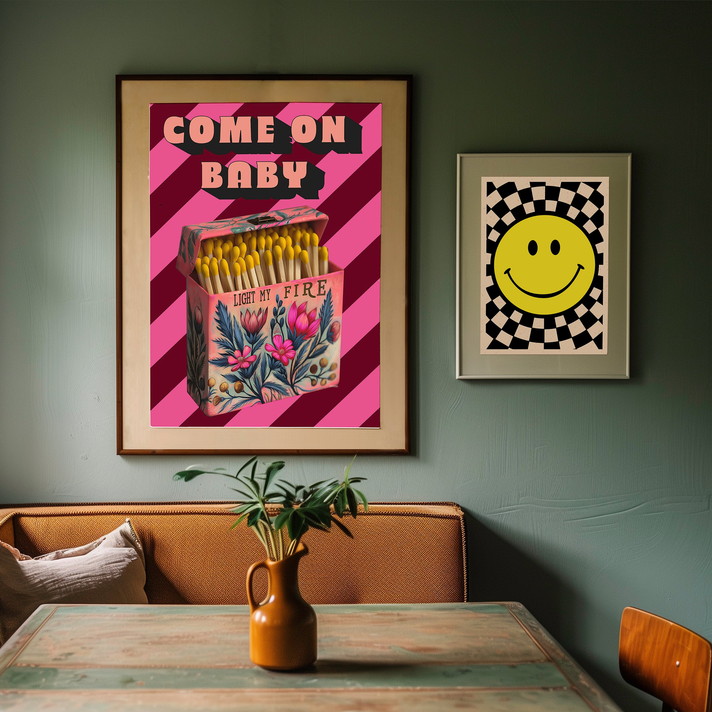 love frankie print come on baby light my fire