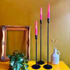 Love Frankie stem candle holder matt black