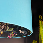 Twilight Deadly Night Shade Silhouette Lampshade in Sky - Close Up