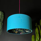 Twilight Deadly Night Shade Silhouette Lampshade in Sky Designed and handmade by Love Frankie
