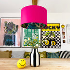 love frankie flight of the cranes in pomegranate