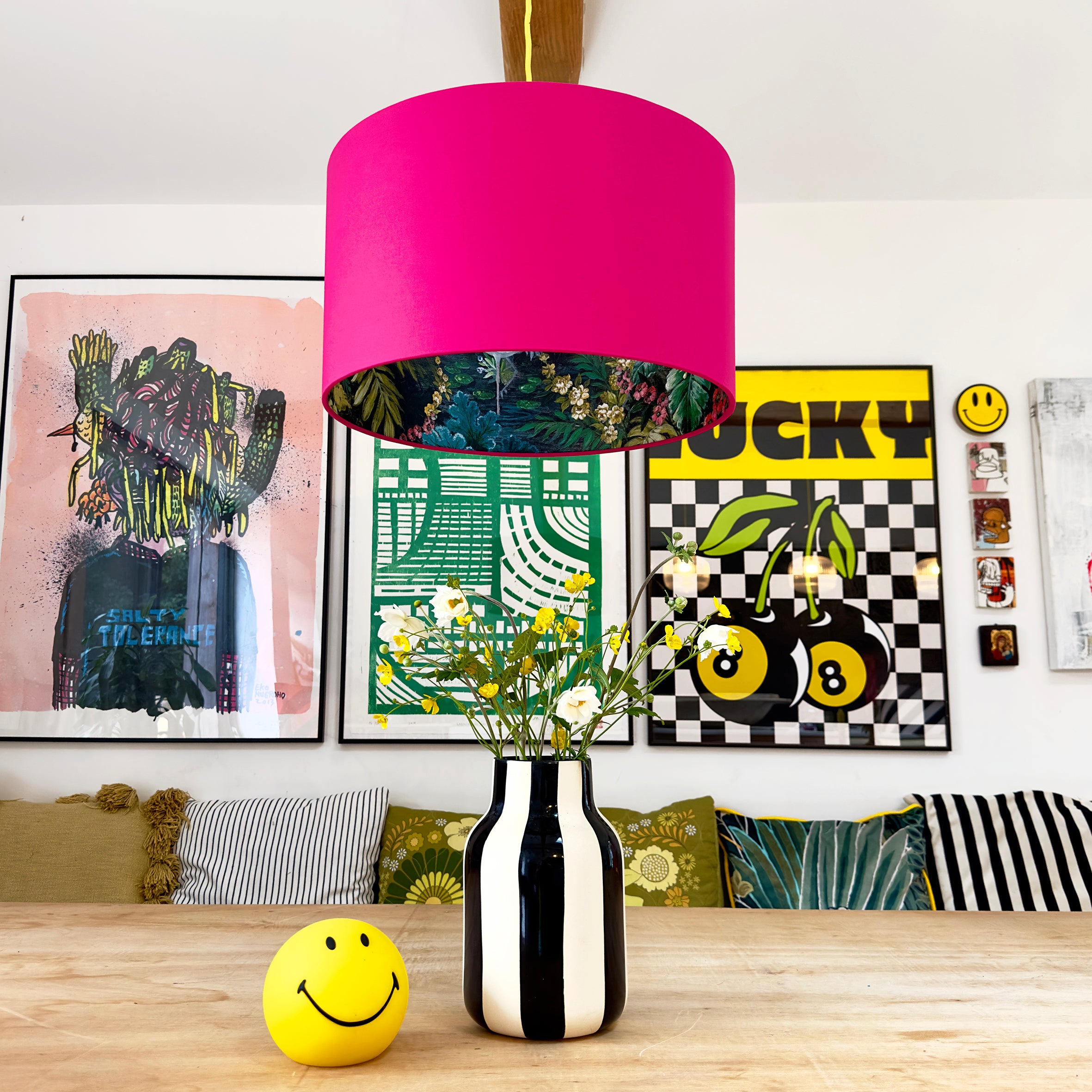 love frankie flight of the cranes in pomegranate