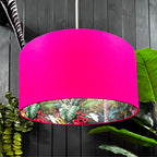 love frankie flight of the cranes silhouette lampshade in pomegranate