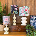 Wild Garden Dinky Lampshades In Ebony