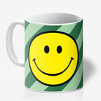Helter Skelter Tilted Stripe Smiley Mug in Apple Sours - Love Frankie