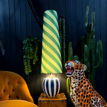 Handmade Striped & Checkerboard Lampshades