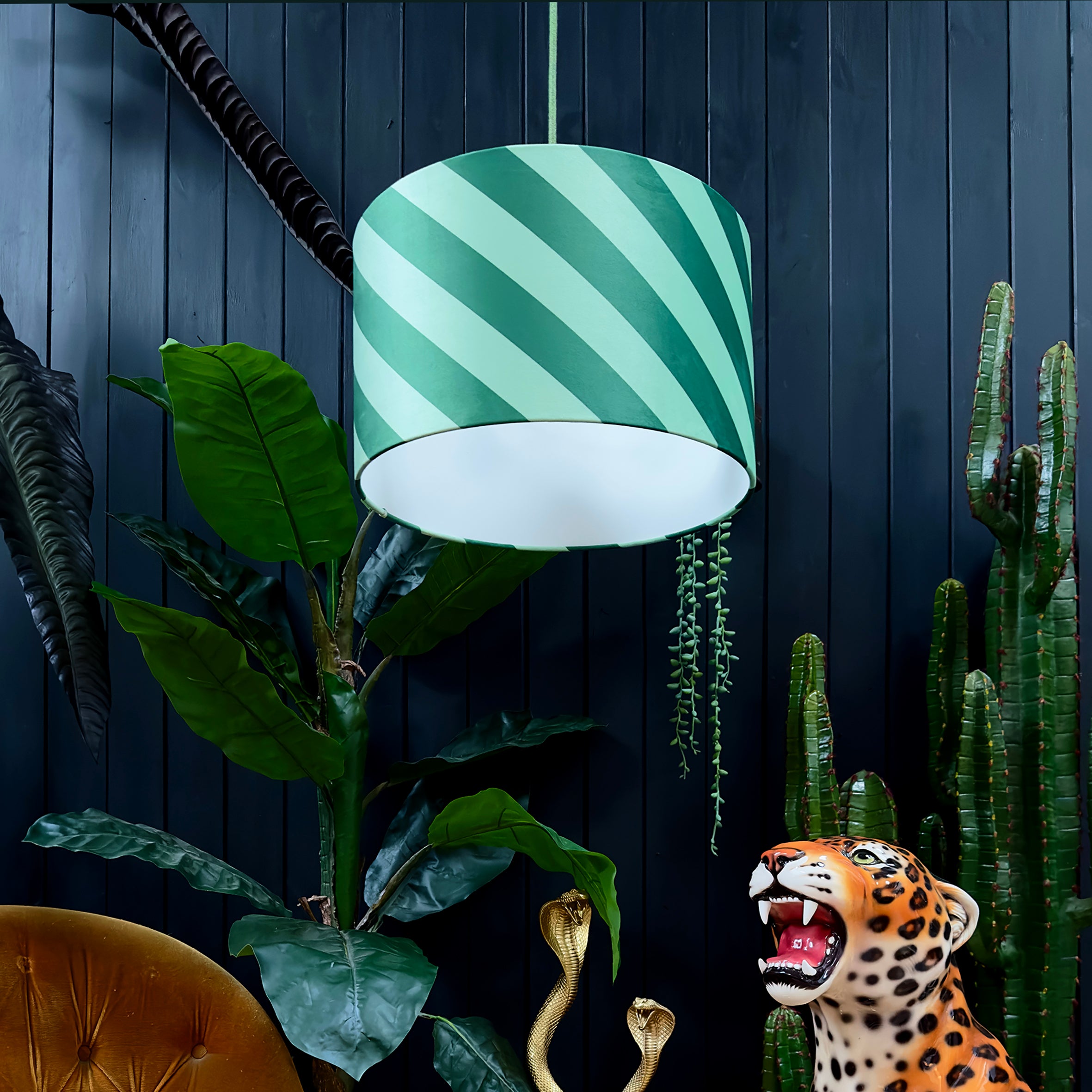 Apple Sours Helter Skelter Velvet Lampshades
