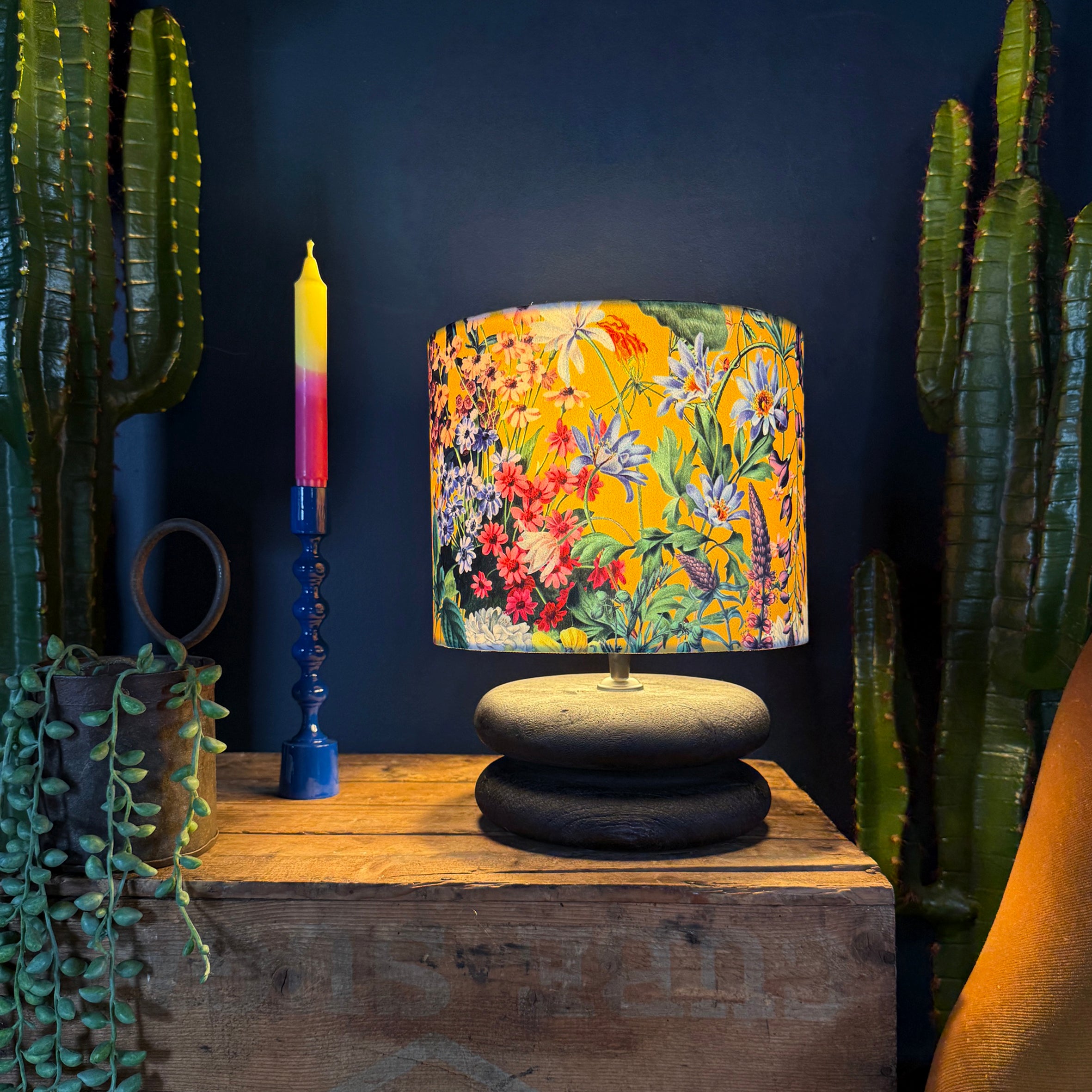 Balance Table Lamp In Ebony