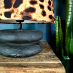 Balance Table Lamp In Ebony