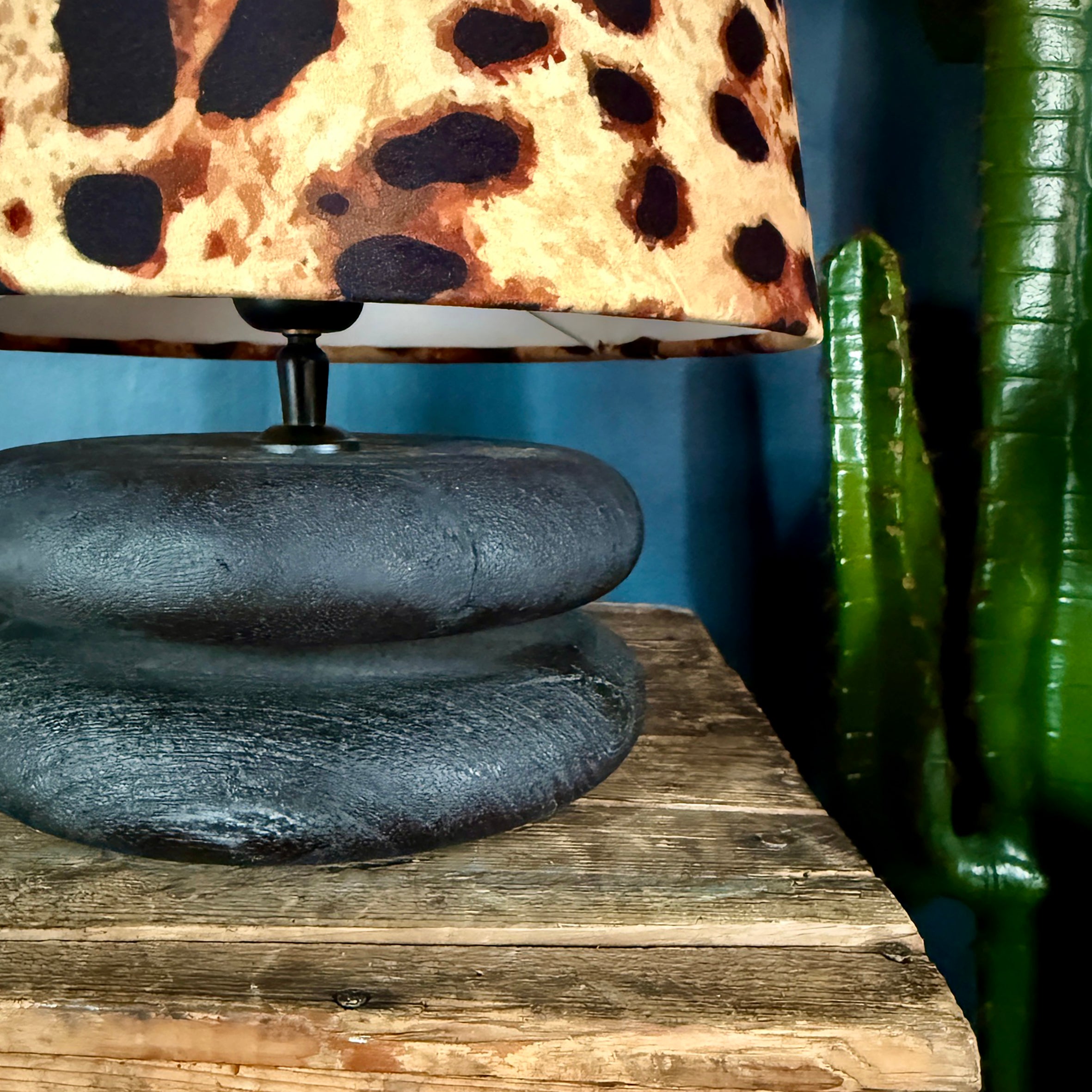 Balance Table Lamp In Ebony