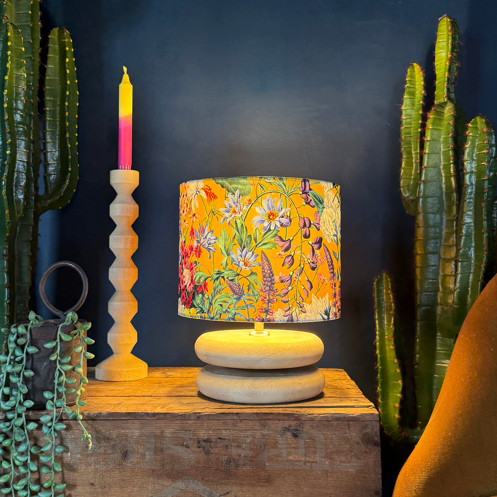 Balance Table Lamp In Oak