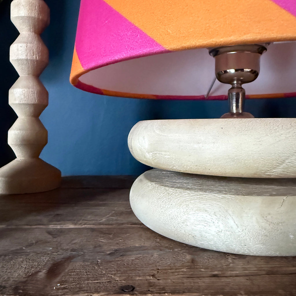 Balance Table Lamp In Oak