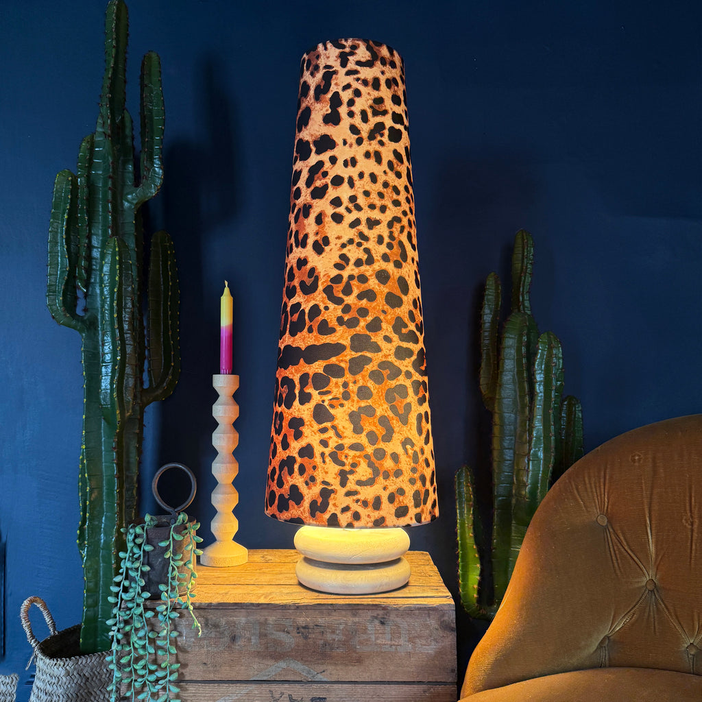 Balance Table Lamp In Oak