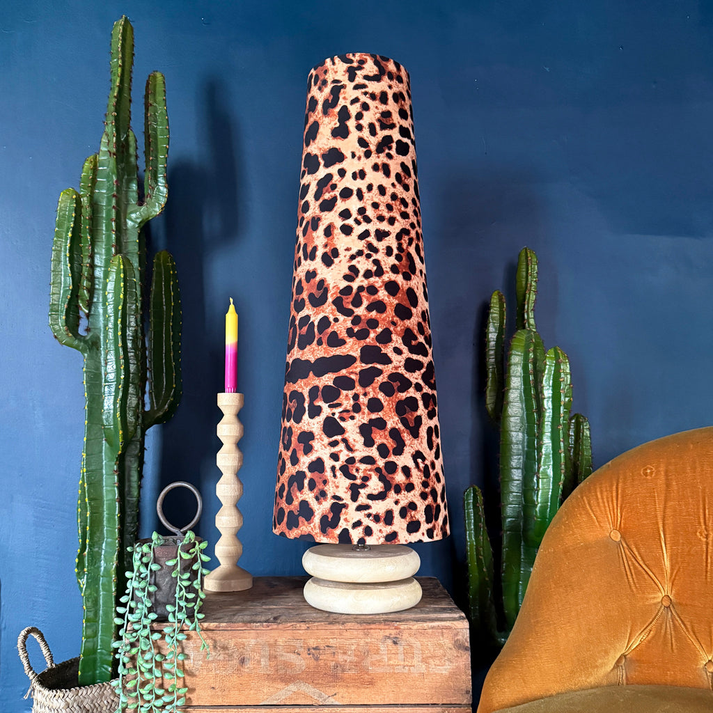 Balance Table Lamp In Oak
