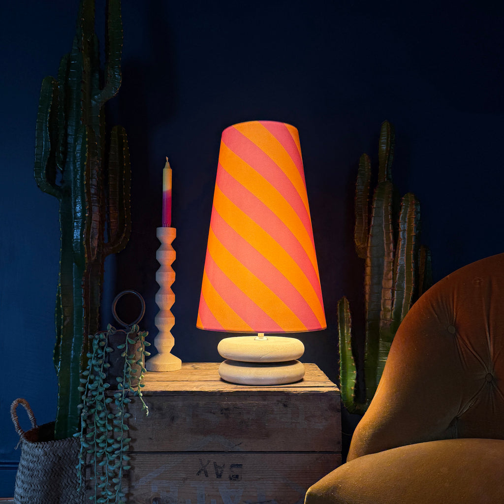 Balance Table Lamp In Oak