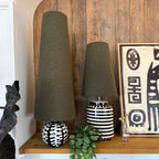 Thyme Boucle Oversized Cone Lampshades