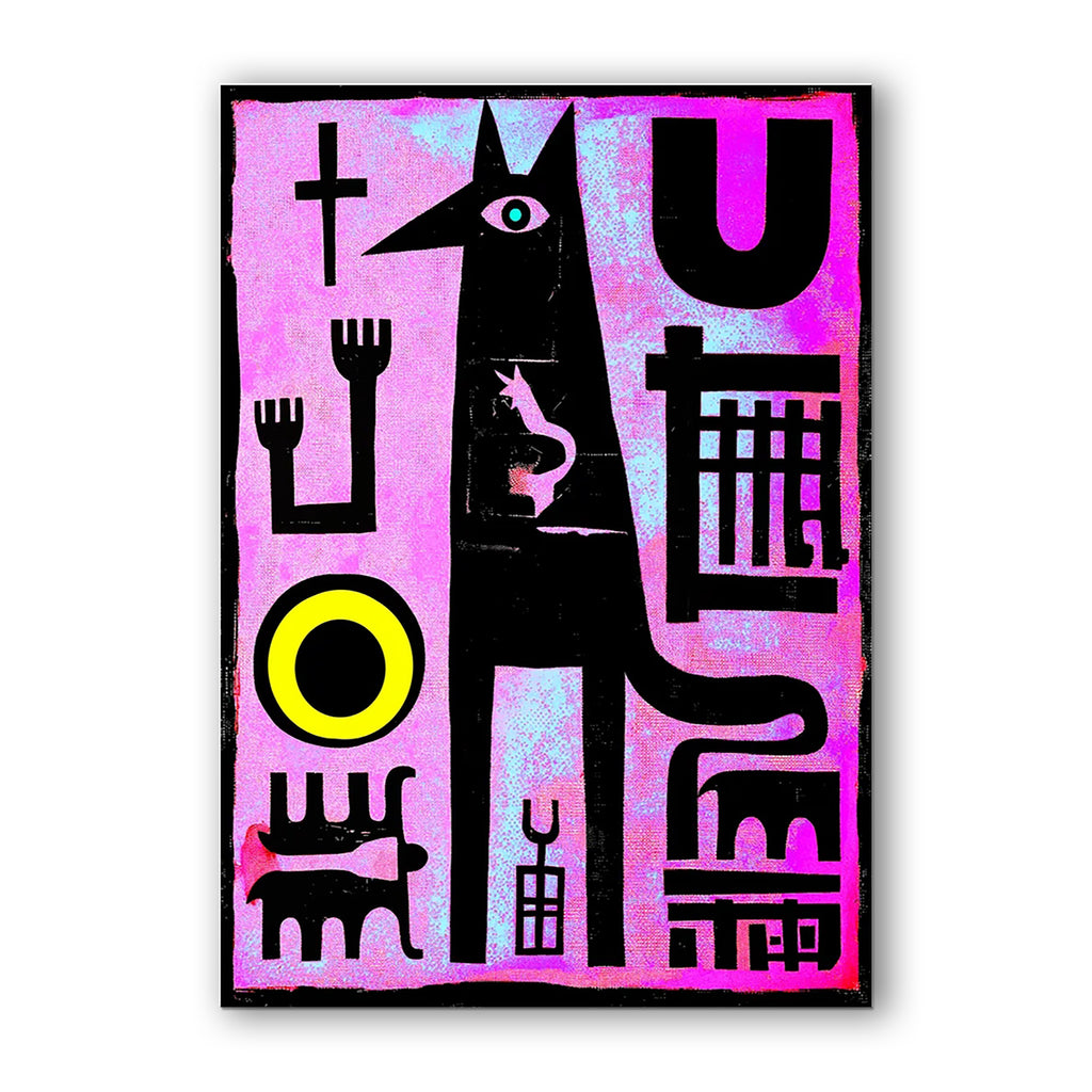 love frankie chaos and wisdom coyote art print