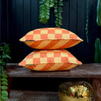 Marmalade Reversible Checkmate & Helter Skelter Cushion