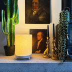 Neutral Buttermilk Boucle Cordless Lamp - 2 Sizes available