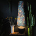 Handmade Oversized Cone Lampshades in Smoke