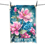 Love Frankie humorous "Dirty Bitch" Funny Tea Towels.