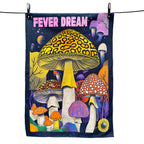 Love Frankie Trippy Magic Mushrooms Tea Towel "Fever Dream"