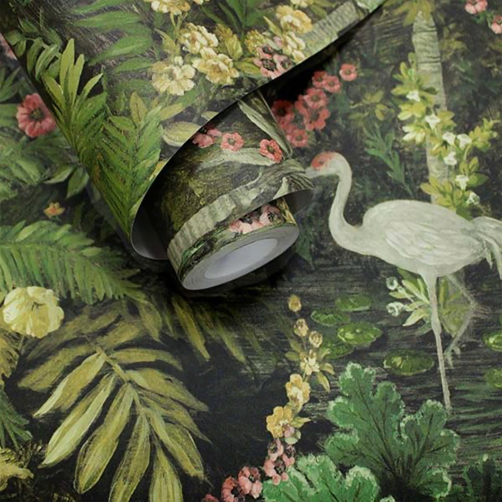 Forest Flight of The Cranes Wallpaper