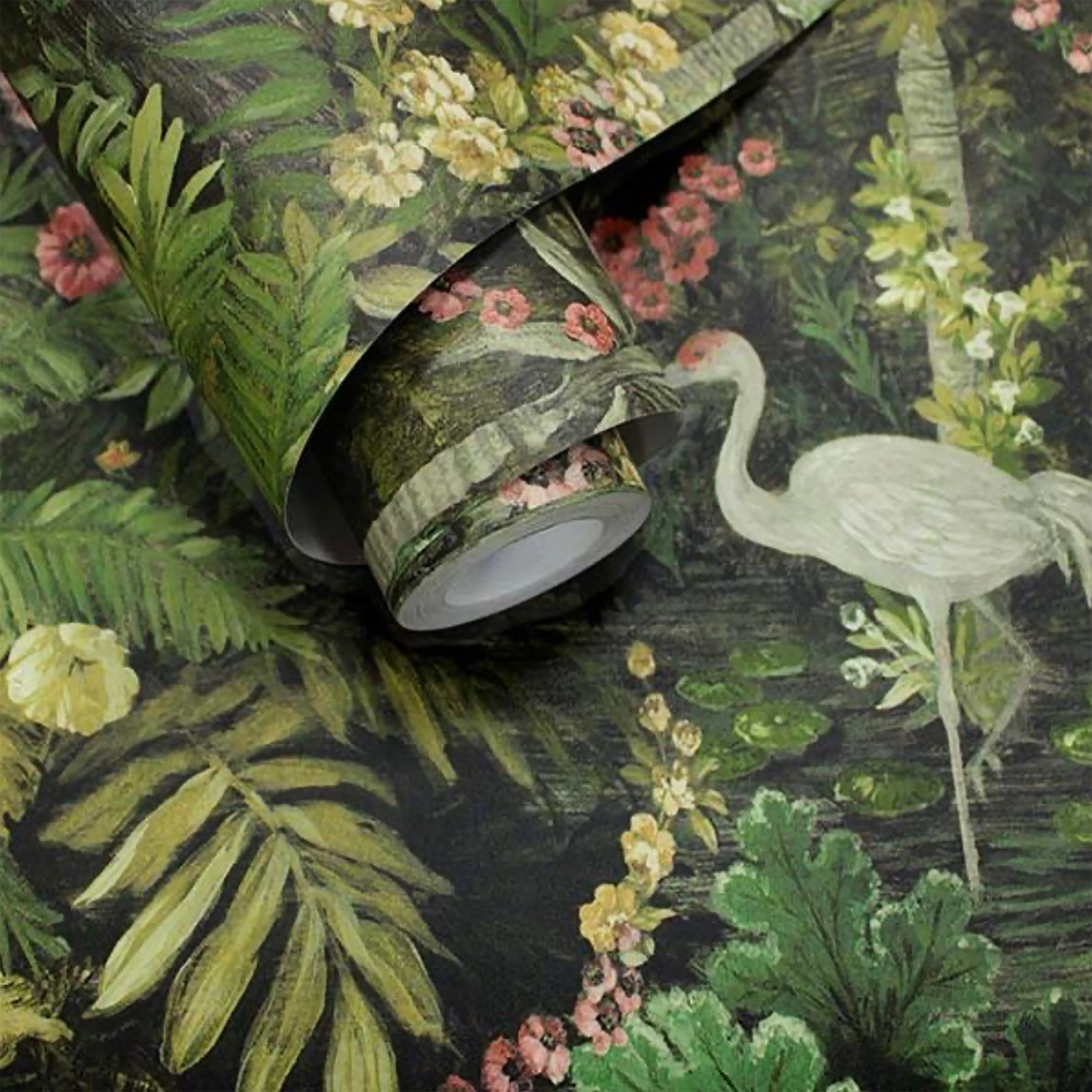 Forest Flight of The Cranes Wallpaper