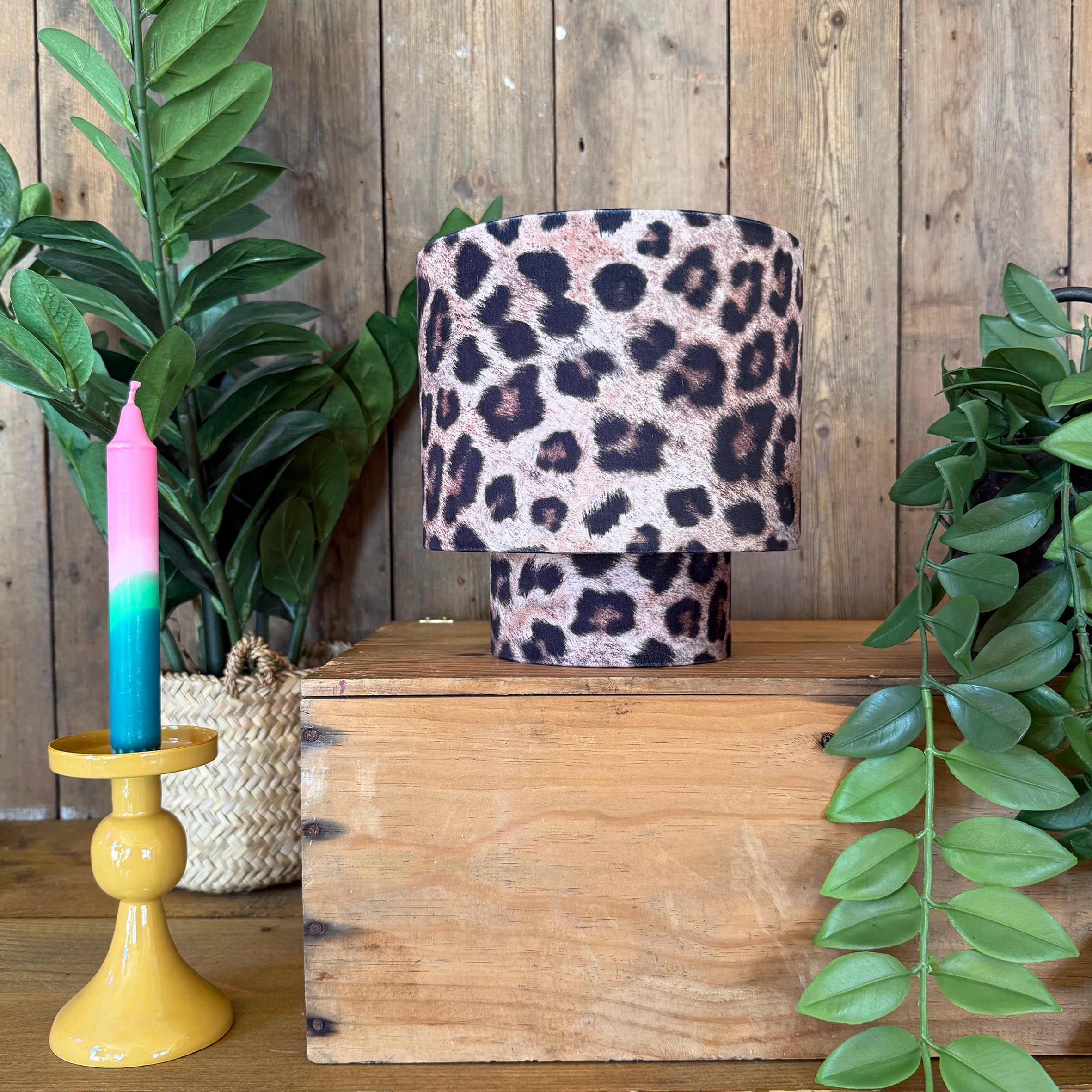 Jaguar Print Portable Glow Lamp