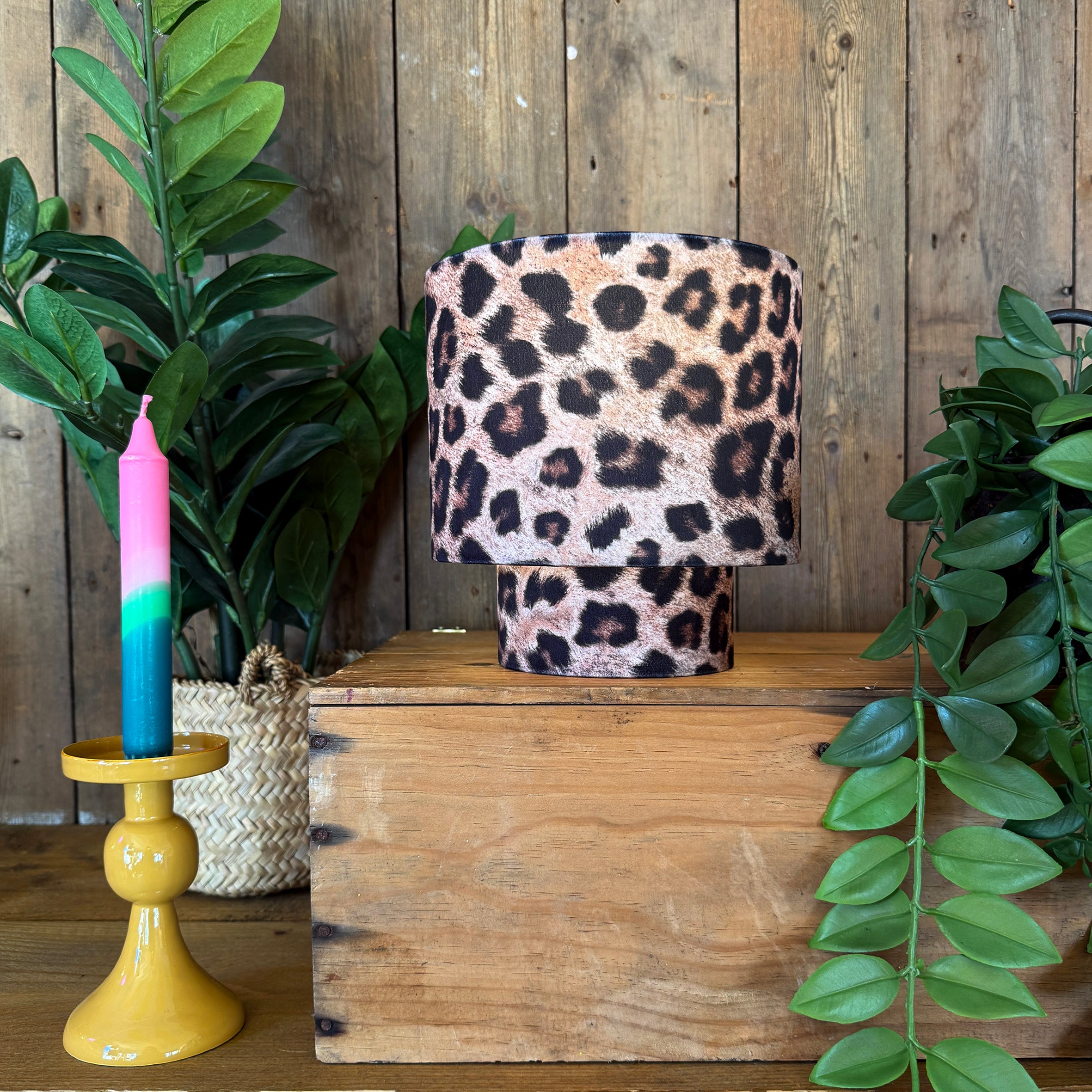 Jaguar Print Portable Glow Lamp