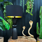 love frankie black hammers table lamp base large