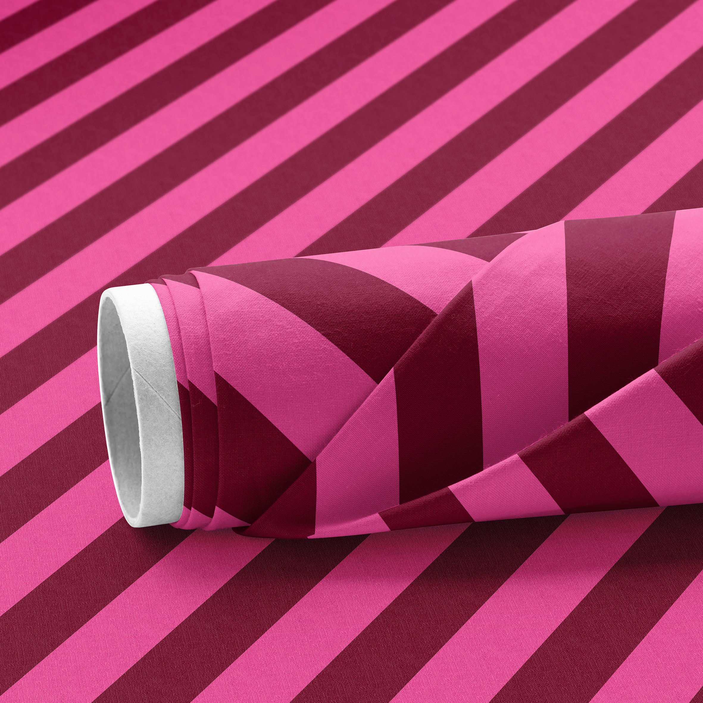 Love Frankie Fabric - Helter Skelter Raspberry Ripple. Rose & Jam