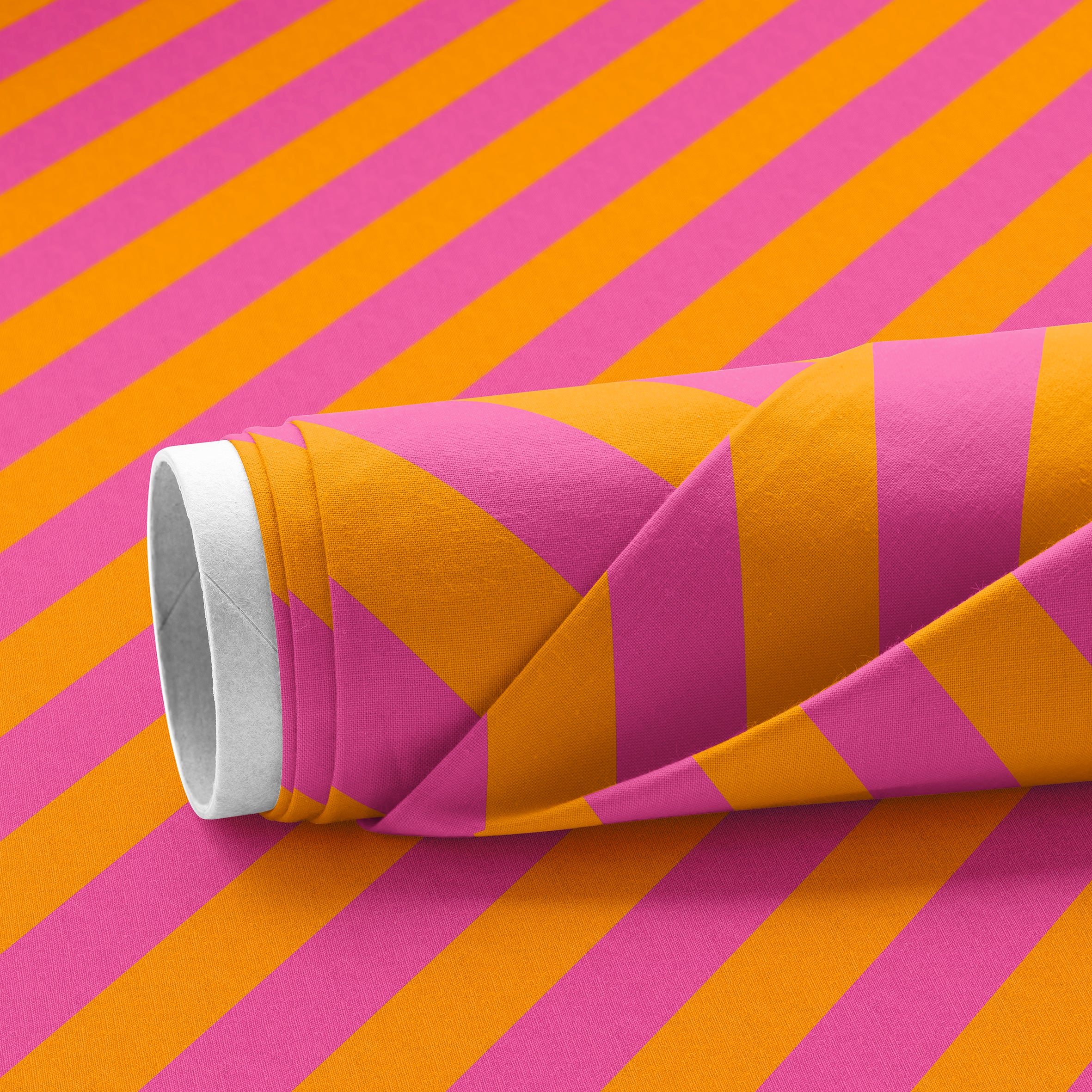 Love Frankie Fabric - Helter Skelter Tutti Frutti - Pumpkin & Petal