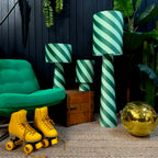 Portable Helter Skelter Velvet lamps in Apple Sours