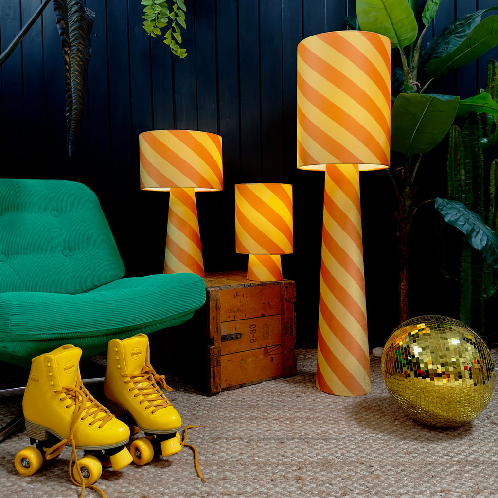 love frankie helter skelter lamps in marmalade