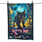 Love Frankie Kitty Kat Panther Tea Towel cut out