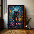 Kitty Kat Panther Art Print - Framing Options Available