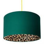 love-frankie-leopard-lampshade-hunter-green