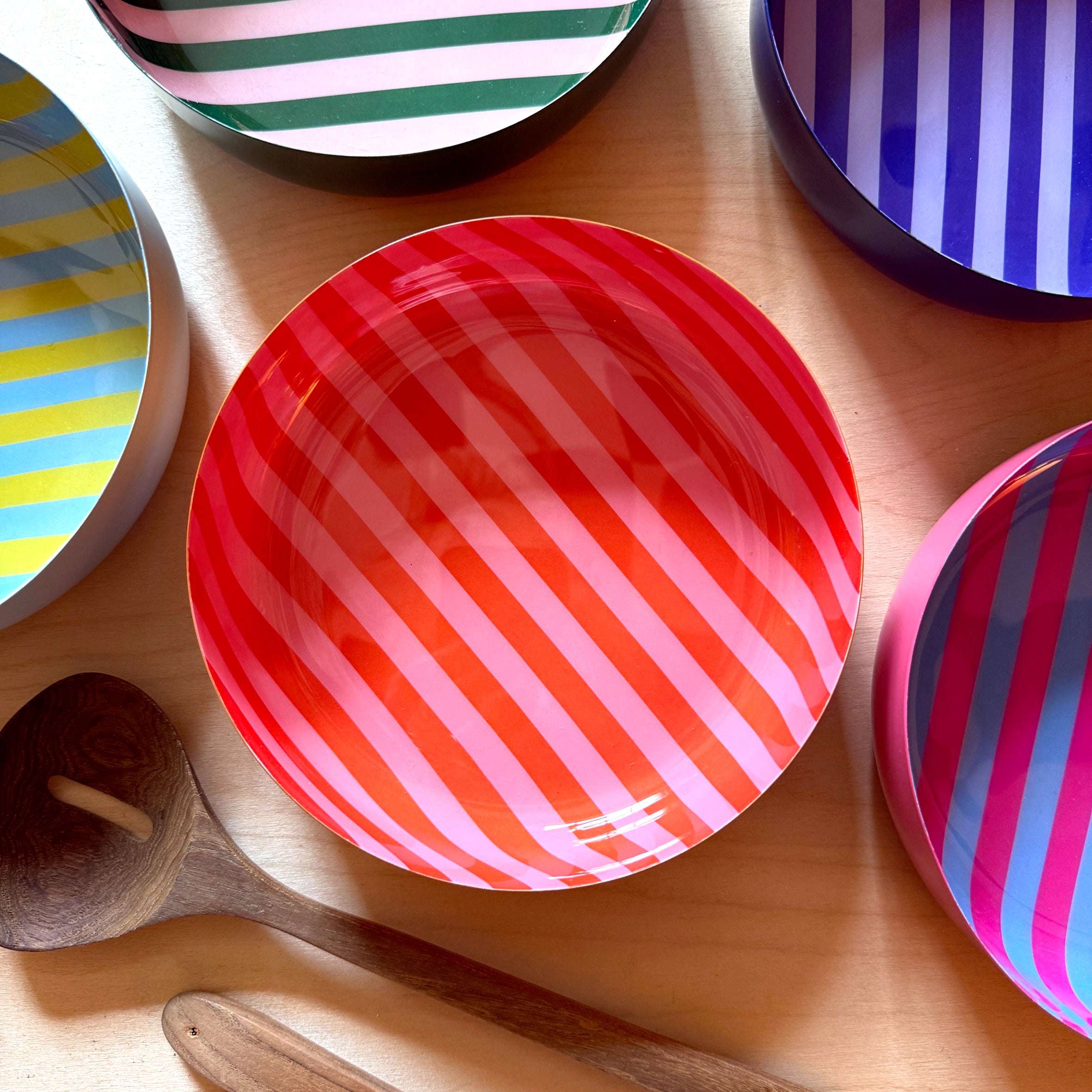 Medium Stripy Bowls - 5 Colours Available