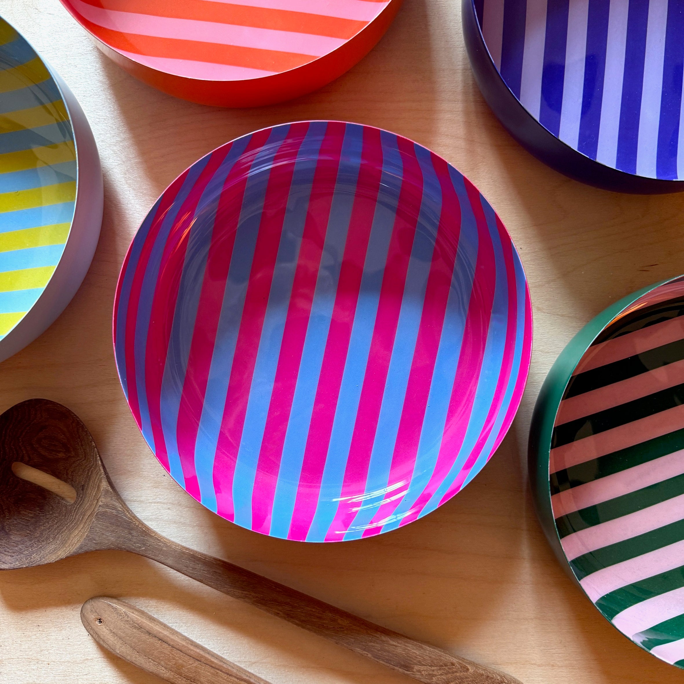 Medium Stripy Bowls - 5 Colours Available
