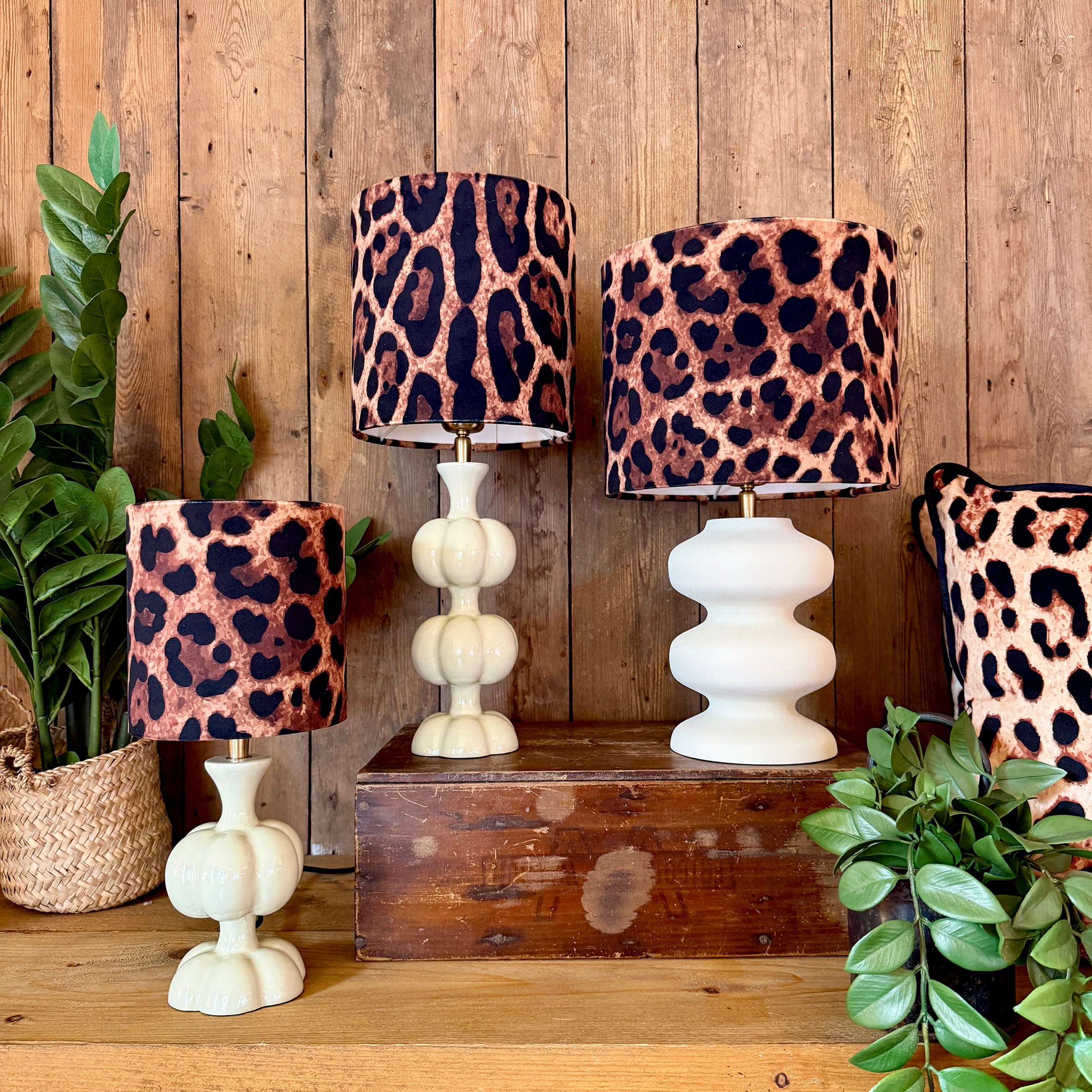Leopardess Dinky Lampshades